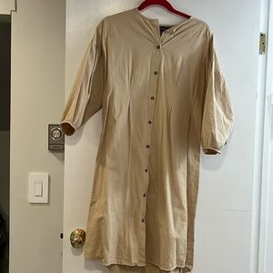 Midi button down dress